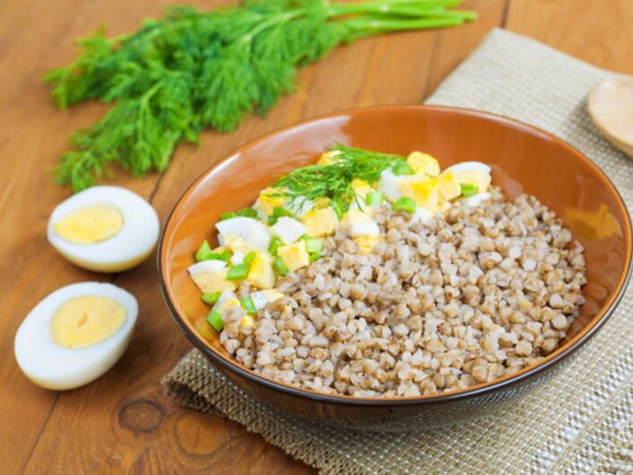Buckwheat and eggs